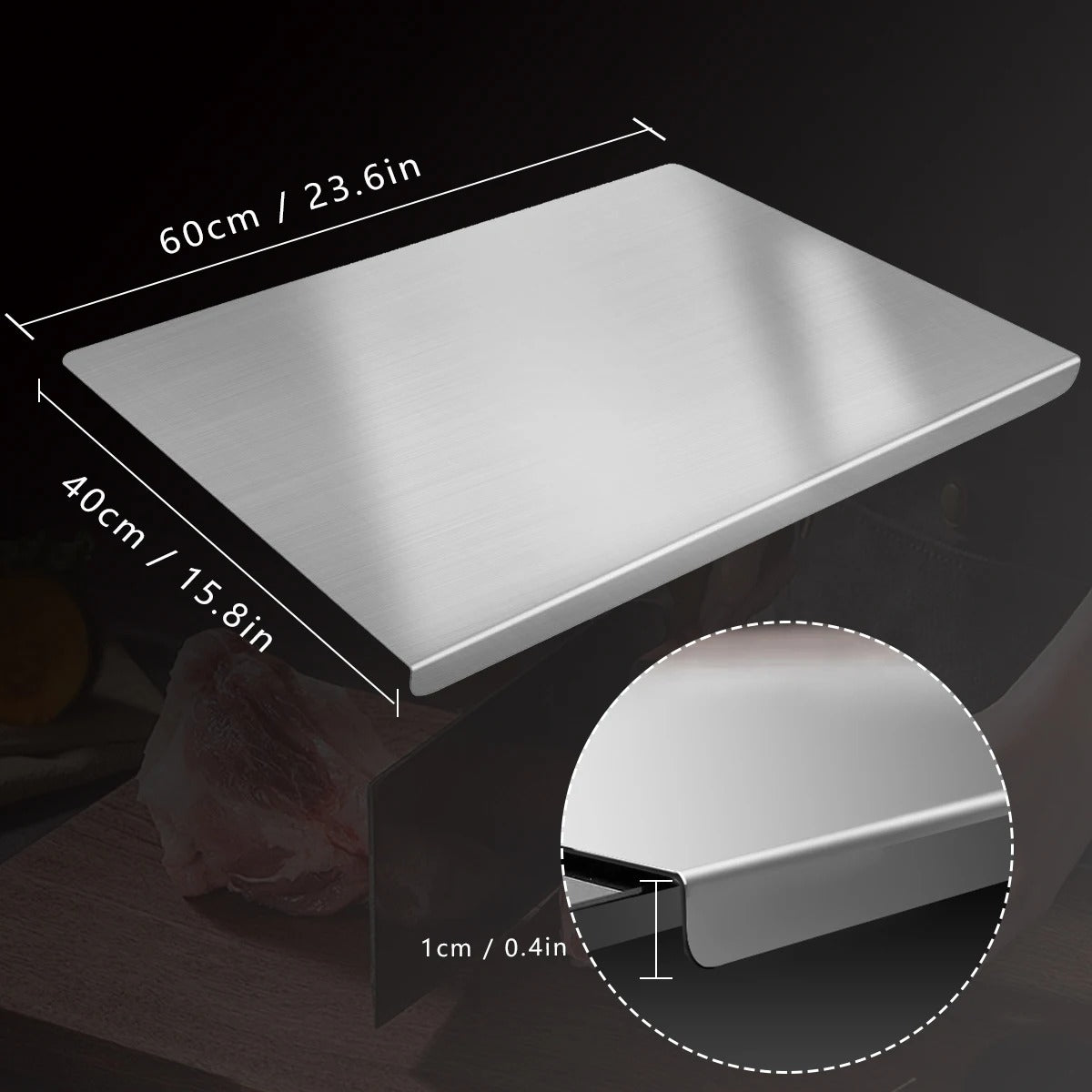 Stainless-Steel Cutting Board
