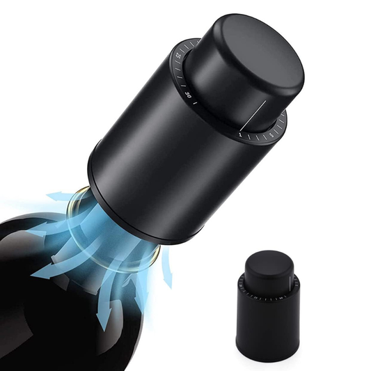 Vacuum Wine Bottle Stopper Reusable Push-Style Sealed Wine Saver Cork