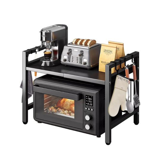 Microwave Adjustable Storage Shelf Stand
