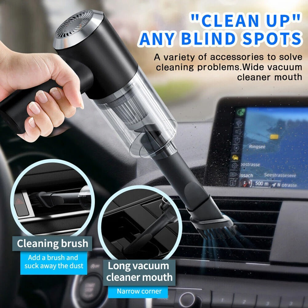 Mini Portable Cleaner Dual Use Cordless Handheld Vacuum Cleaner