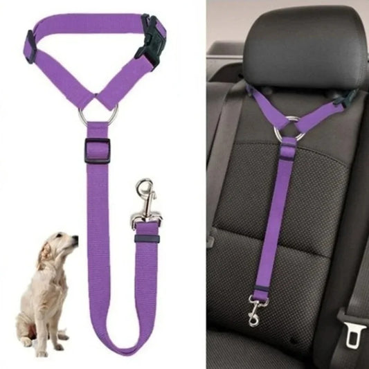 OneUP Pet Nylon Multipurpose Car Seat Belt Lead