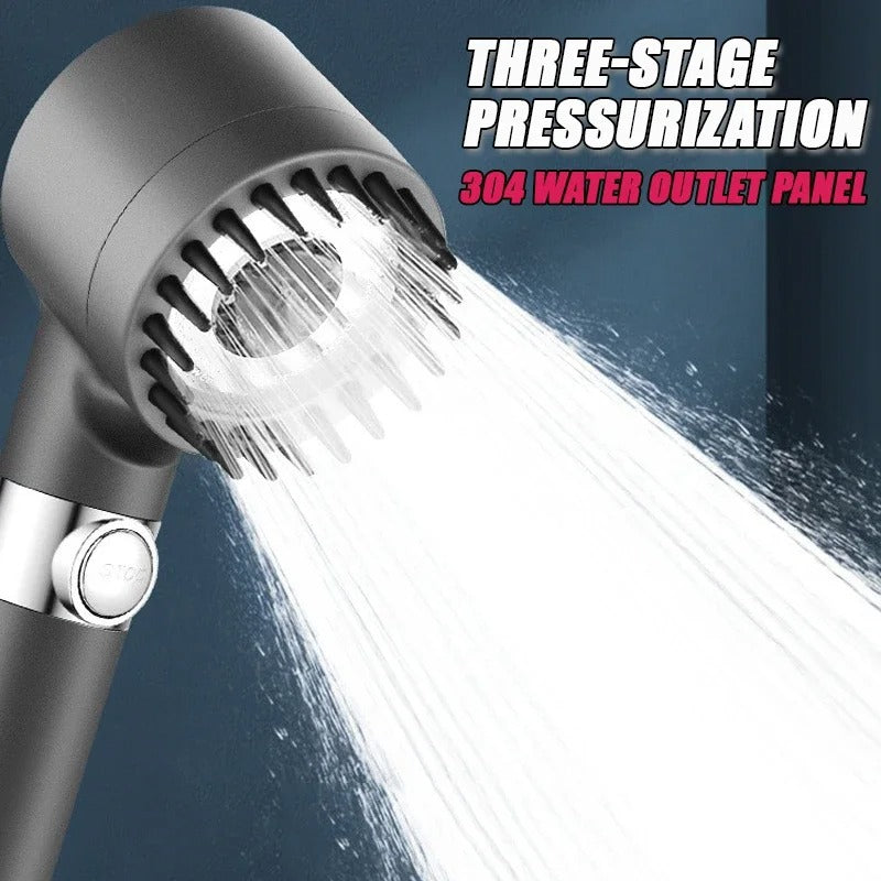 High-Pressure 3-Mode Filter Shower Head