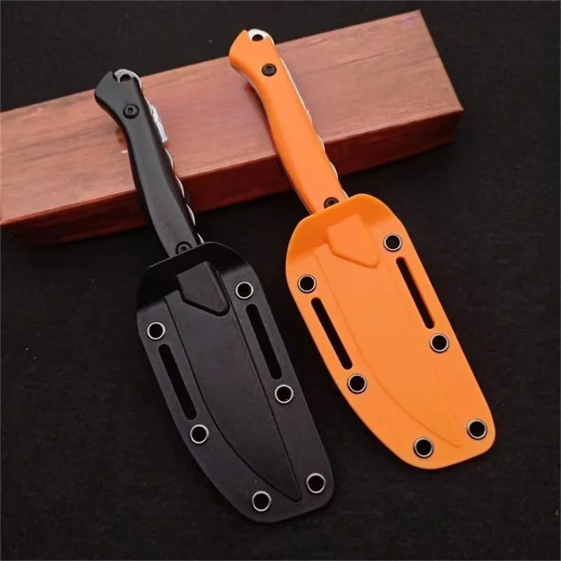 CPM-154 Steel Fixed Blade Knife Stonewashed Outdoor EDC Knife with G10 Handle