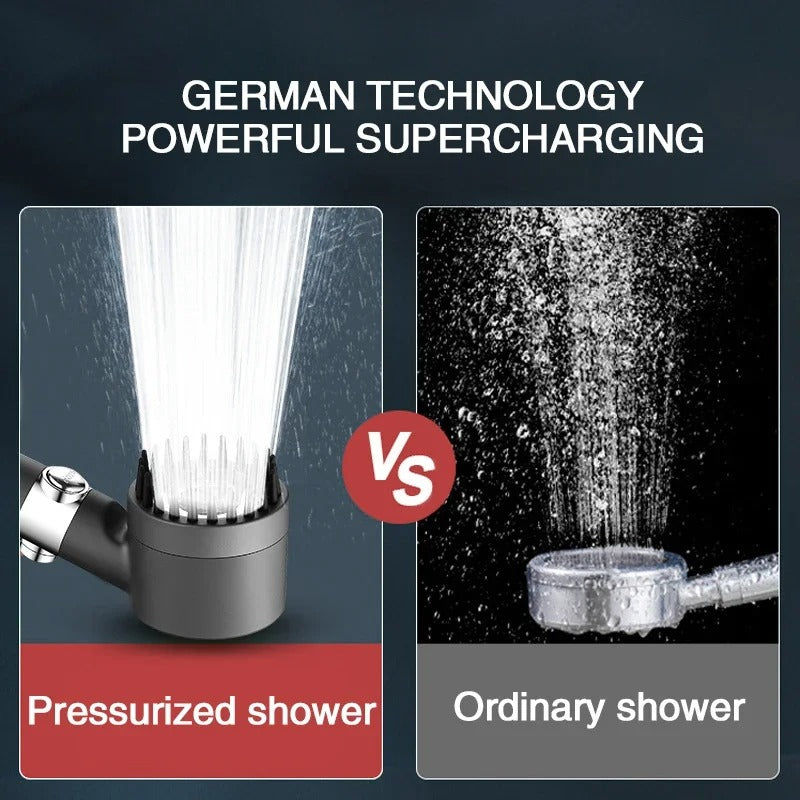 High-Pressure 3-Mode Filter Shower Head