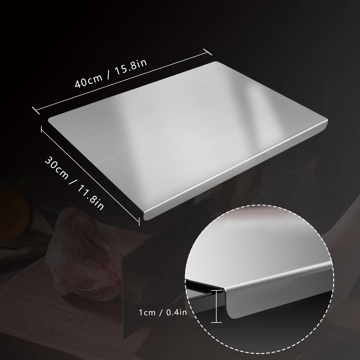 Stainless-Steel Cutting Board