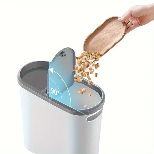 Press-Type Toilet Trash Can with Lid Large Capacity Bathroom & Home Waste Bin