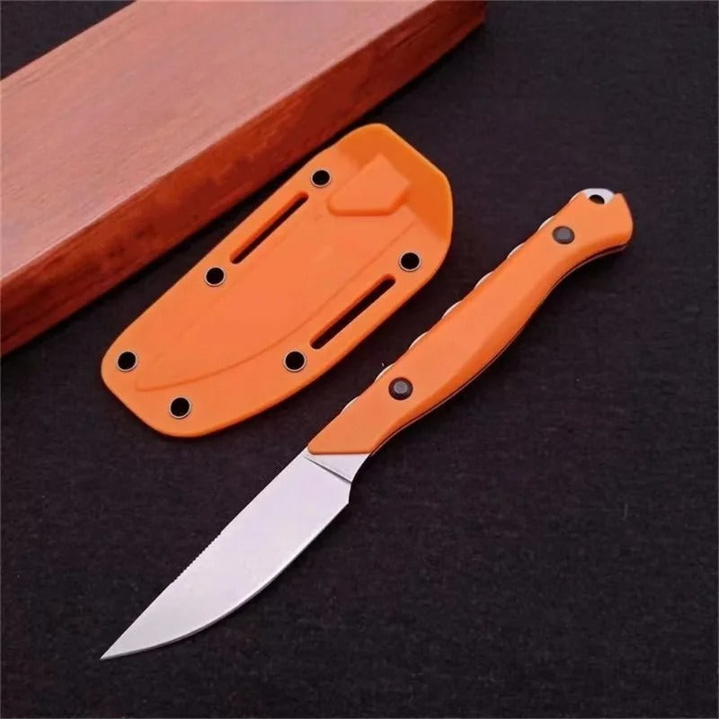CPM-154 Steel Fixed Blade Knife Stonewashed Outdoor EDC Knife with G10 Handle