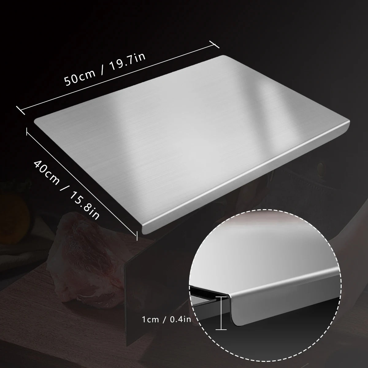 Stainless-Steel Cutting Board